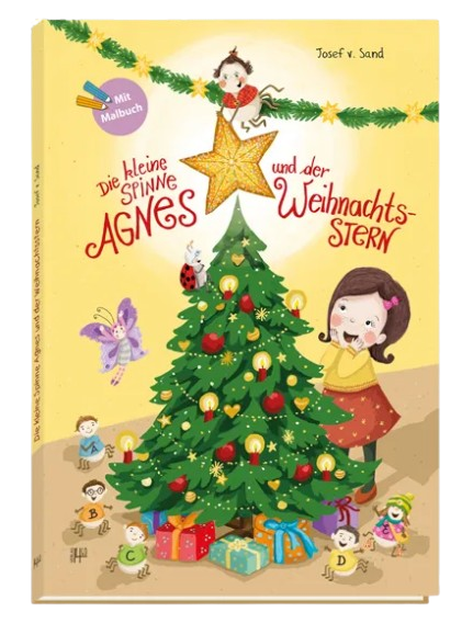 Buchcover: Die kleine Spinne Agnes und der Weihnachtsstern